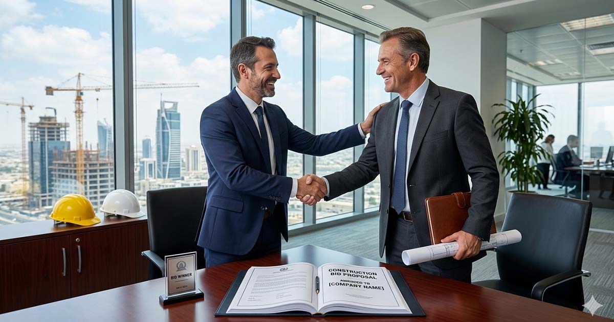 how to win construction bids