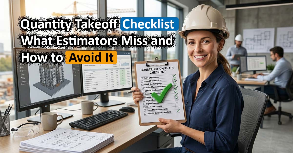 Content Quantity Takeoff Checklist: What Estimators Miss and How to Avoid It