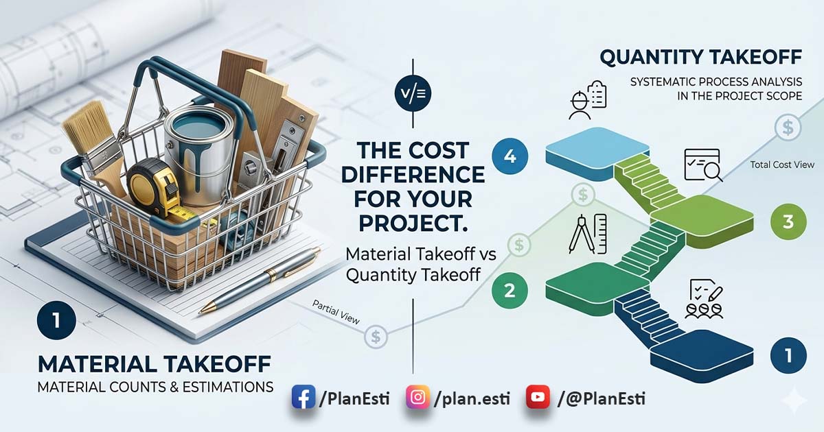 material takeoff construction, quantity takeoff meaning