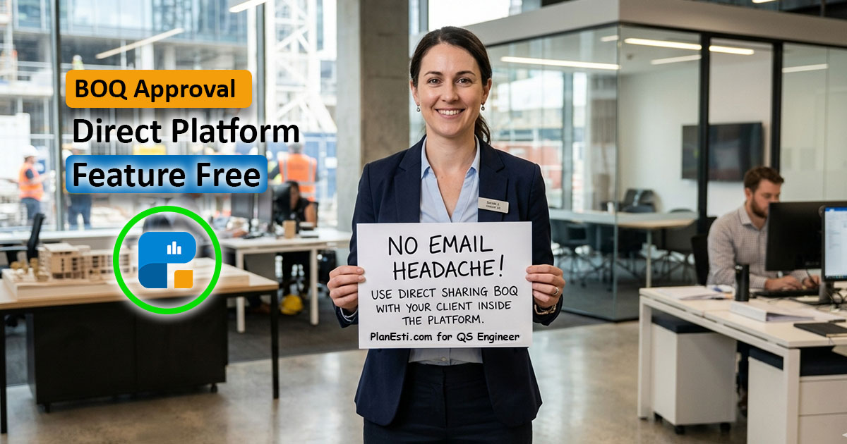 BOQ client approval workflow construction