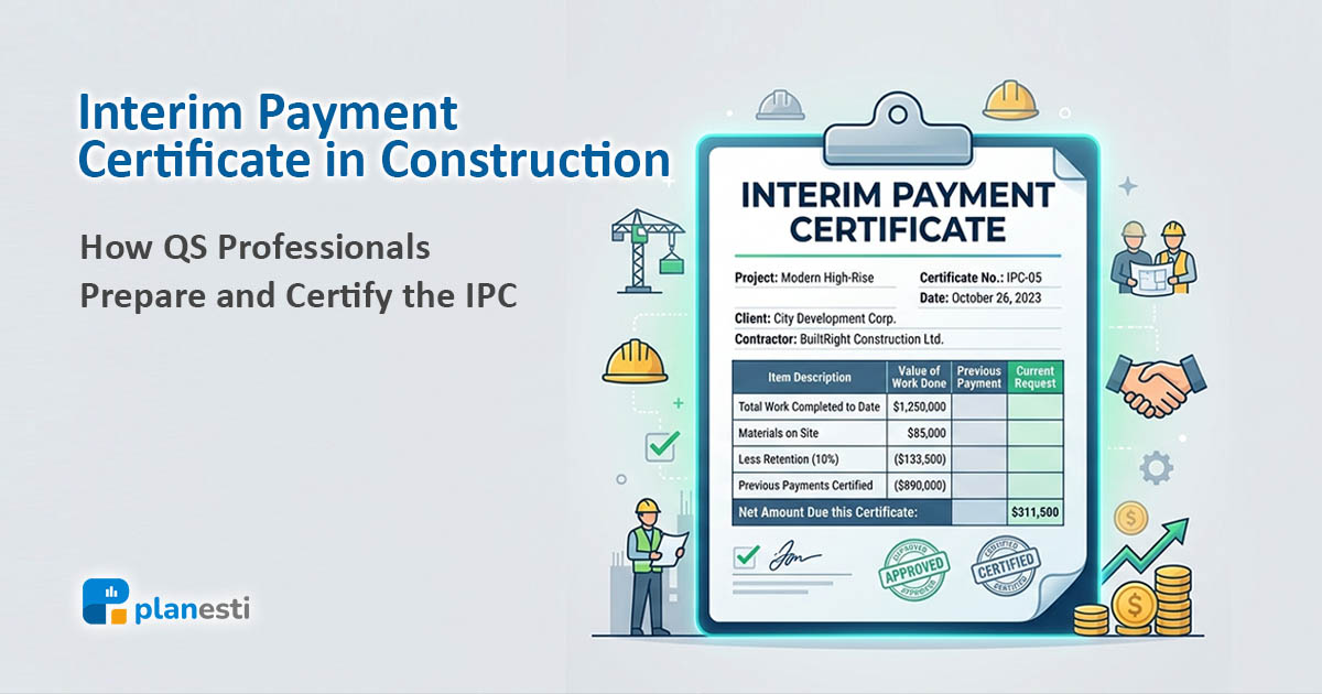 Interim Payment Certificate in Construction: How QS Professionals Prepare and Certify the IPC