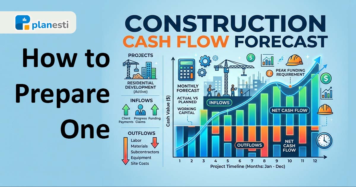 Construction Cash Flow Forecast - How to Prepare One and Why It Matters for Every Project